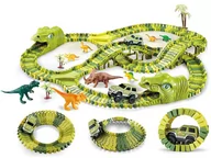 Pociągi dla dzieci - Ogromny Tor Dinozaurów Park Samochód Figurki - miniaturka - grafika 1