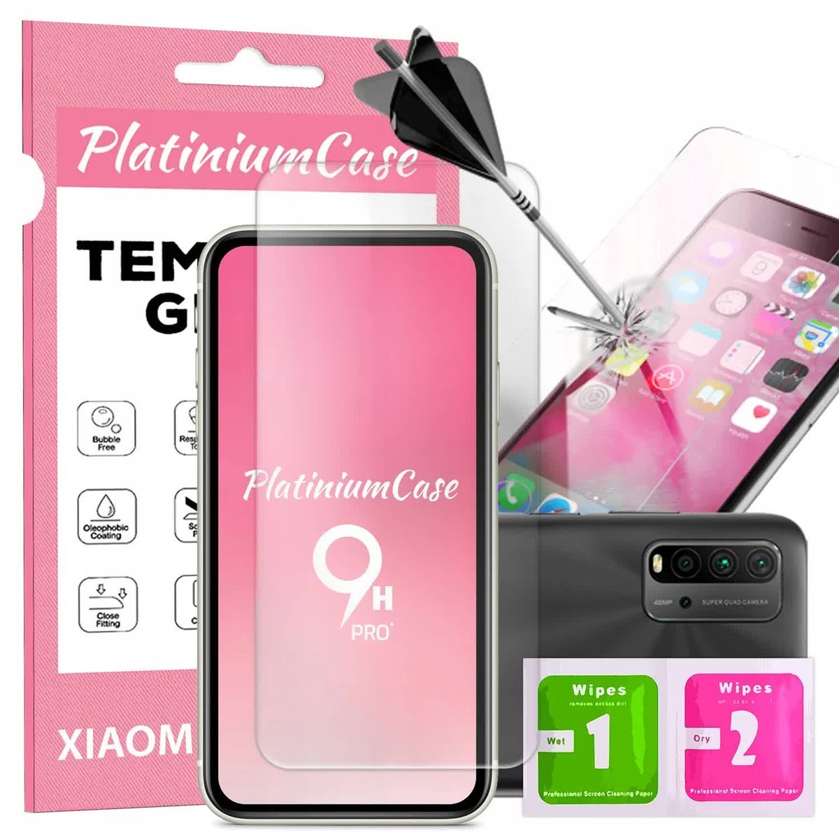 Szkło hartowane 9H szybka ekran do XIAOMI REDMI 9T