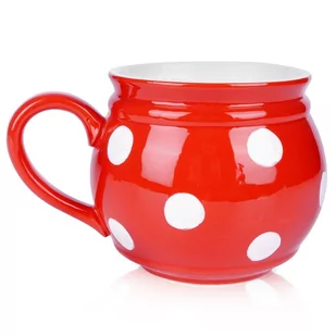 Kubek ceramiczny czerwony 950 ml - Kubki - miniaturka - grafika 1
