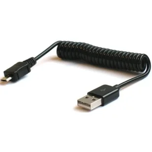 Savio CL-11 Kabel USB A(M) - USB Micro Spirala - Kable USB - miniaturka - grafika 1