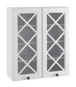 Meble kuchenne - Bristol Witryna Wisząca Wysoka G2V-80-H92 Biały Mat - miniaturka - grafika 1