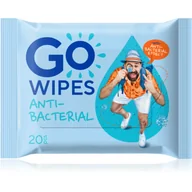 Kosmetyki kąpielowe dla dzieci - GoWipes Antibacterial odświeżające chusteczki nawilżane 20 szt. - miniaturka - grafika 1