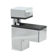 Meble modułowe i akcesoria - UCHWYT DO SZKŁA I PŁYTY WSPORNIK - MP002 MAT CHROM MP002/MC AMIX - miniaturka - grafika 1