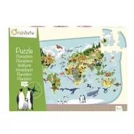 Puzzle - Avenue Mandarine Puzzle planisphre - PU014C PU014C - miniaturka - grafika 1