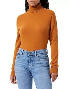 United Colors of Benetton Sweter damski, Pomarańczowy 37, L - Swetry damskie - miniaturka - grafika 1