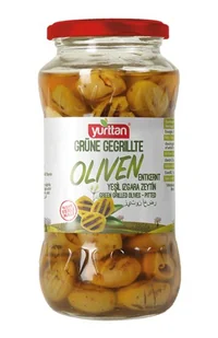 Yurttan Grillowane Zielone Oliwki 540g – Wyjątkowy Smak BBQ w Słoiku - Pasztet i przetwory mięsne - miniaturka - grafika 1