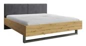 Łóżka - Łóżko Rimini 32 180 Grafitowy / Dąb Artisan - miniaturka - grafika 1
