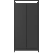 Inne meble biurowe - Pojemna szafa typu LOFT z  przegrodą metalowa z półkami LOV 7C - miniaturka - grafika 1