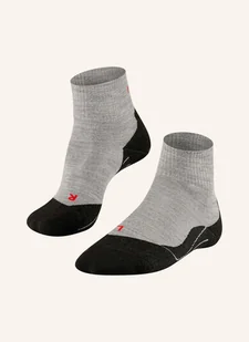 Falke Skarpety Trekkingowe tk5 Ultralight Short grau - Skarpetki damskie - miniaturka - grafika 1