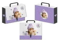 Teczki i skoroszyty - Teczka z rączką walizeczka The sweet pets Kot - Beniamin - miniaturka - grafika 1