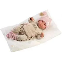 Llorens Lalka bobas Mimi z poduszką 42cm - Lalki dla dziewczynek - miniaturka - grafika 1