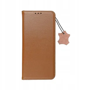 Kabura SMART PRO Book skórzana do XIAOMI Redmi 14C brązowy - Etui i futerały do telefonów - miniaturka - grafika 1
