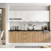 Szafki kuchenne - Szafka kuchenna narożna 90 BONO DRP P/L biała - miniaturka - grafika 1