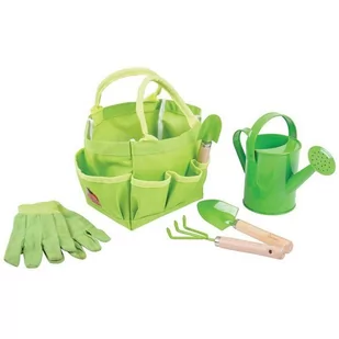 Bigjigs, torba ogrodnika z narzędziami - Mały majsterkowicz - miniaturka - grafika 1