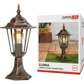 Lampy ogrodowe - Lampa Ogrodowa stojąca słupek ogrodowy 40 cm E27 Retro Latarnia - miniaturka - grafika 1