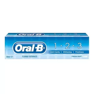 Oral B Oral B 1-2-3 pasta do zębów z fluorem 3 w 1 smak Mint 100 ml - Pasty do zębów - miniaturka - grafika 1