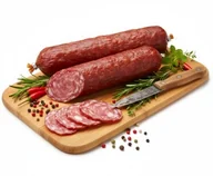 Kiełbasa i wędliny - Kiełbasa Dojrzewająca Wędzona Na Zimno Czosnkowa - miniaturka - grafika 1