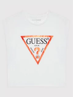 Koszulki dla chłopców - Guess T-Shirt J81I15 J1311 Biały Regular Fit - grafika 1