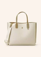 Torebki damskie - Tommy Hilfiger Torba Shopper Satchel beige - miniaturka - grafika 1