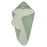 Okrycia kąpielowe dla dzieci - Leander - Ręcznik Z Kapturem, Woodland, Sage Green - miniaturka - grafika 1