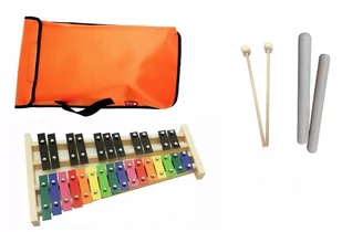 Dzwonki chromatyczne Mat Max 27-tonowe kolorowe pokrowiec klawes pomarańczowy - Akcesoria do perkusji - miniaturka - grafika 1