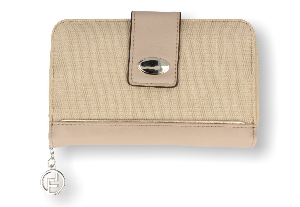 Portfel damski beżowy