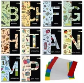 Zeszyty szkolne - ZESZYTY TEMATYCZNE BENIAMIN ZESTAW 10 A5/60K ŚCIĄGA + OKŁADKI 10 SZTUK - miniaturka - grafika 1