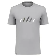 Koszulki męskie - Salewa Męski T-Shirt Pure Stripes Dry M - miniaturka - grafika 1
