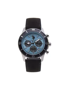 Zegarek U.S. Polo Assn. Zegarek Alexandre USP7224LB Czarny - Zegarki męskie - miniaturka - grafika 1