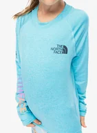 Bluzy sportowe męskie - Bluza dziewczęca The North Face Girl's Amphibious L/S Sun Tee - scuba blue - miniaturka - grafika 1