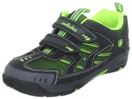 Buty dla chłopców - Swissies Półbuty chłopięce Flash, czarny - Czarny Black Acid Green - 30 EU - miniaturka - grafika 1