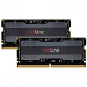 Pamięci RAM - Mushkin DDR5 - 64GB - 4800 - CL - 40 2x 32 GB dual kit, memory black, MRA5S480FFFD32GX2, Redline SODIMM MRA5S480FFFD32GX2 - miniaturka - grafika 1