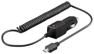 Ładowarki samochodowe - Goobay Ładowarka samochodowa Micro-USB 5W/1A 5V spiralny kabel - miniaturka - grafika 1