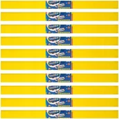 Szkolne artykuły papiernicze - Bibuła Marszczona Bambino 50x200cm Ozdobna Żółty 10 Sztuk - miniaturka - grafika 1