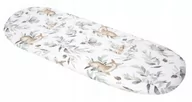 Prześcieradła dla dzieci - Medi Partners Prześcieradło Do Wózka Kołyski Gondoli Bawełniane Sarny W Liściach - miniaturka - grafika 1