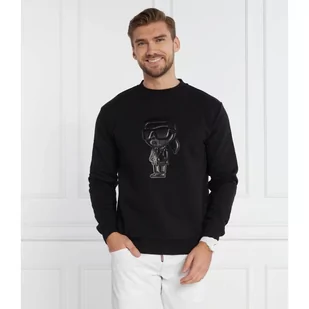 Karl Lagerfeld Bluza CREWNECK | Regular Fit - Bluzy męskie - miniaturka - grafika 1