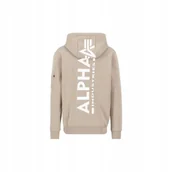 Bluzy męskie - Alpha Industries Back Print Zip Hoody 128342-679 L - miniaturka - grafika 1