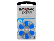 Baterie i akcesoria - 6 szt. Bateria słuchowa Rayovac Extra 675. - miniaturka - grafika 1