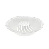 Dekoracje i nakrycia stołu na imprezę - Okapnik na świecę komunijną, plastikowy - miniaturka - grafika 1