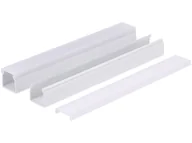 Taśmy LED - Profil LED PCV Max Up (20x20) biały z osłoną mleczną 2m - miniaturka - grafika 1