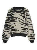 Swetry damskie - Vero Moda Sweter w kolorze beżowym - miniaturka - grafika 1