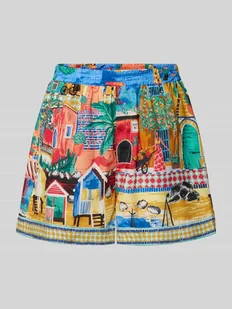 Szorty z mieszanki wiskozy i lnu model ‘Millie’ - Spodenki damskie Szorty z mieszanki wiskozy i lnu model ‘Millie’ - Spodenki damskie - miniaturka - grafika 1