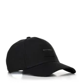 Czapki damskie - Czapka z daszkiem z bawełny czarna - miniaturka - grafika 1