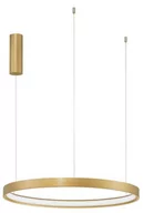 Lampy sufitowe - Ring lampa wisząca LE42790 do salonu LED 42W złota - miniaturka - grafika 1