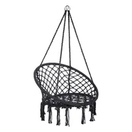 Fotele ogrodowe wiszące - Czarny fotel wiszący Bonami Essentials Hylla - miniaturka - grafika 1