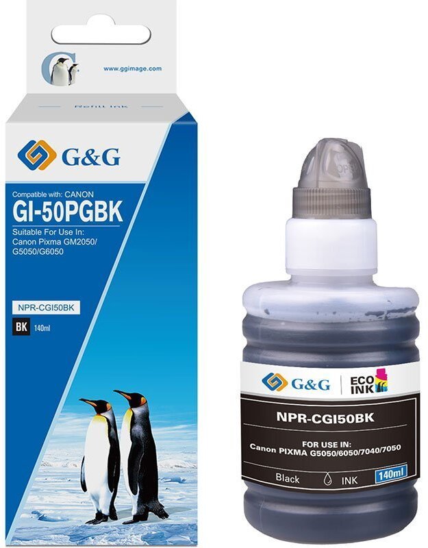 Tusz G&G Uzupełniający Canon GI-50 PGBK/ 3386C001 BK 140 ml 19382
