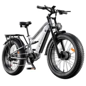 Rowery elektryczne - FENGQS H6PRO Electric Bike, 1000W*2 Motor, 52V 20Ah Battery, 26*4,0 inch Tires, 60km/h Max Speed, 140km Range, 7-speed - miniaturka - grafika 1