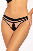 Majtki damskie - Stringi Unikat Beatrice czarny-beż - miniaturka - grafika 1