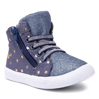 Botki damskie - Sneakersy Bibi - Agility Mini 1046333 Print/Naval/Star - grafika 1