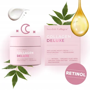 Collagen Deluxe Przeciwstarzeniowy krem do twarzy na noc 50 ml - Kremy do twarzy - miniaturka - grafika 1